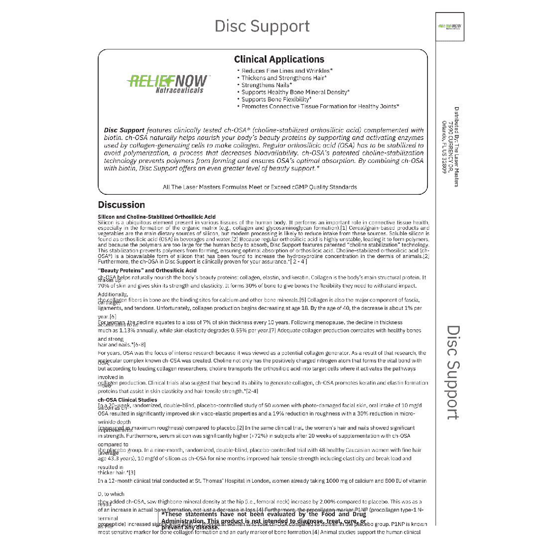 Disc Support Formula