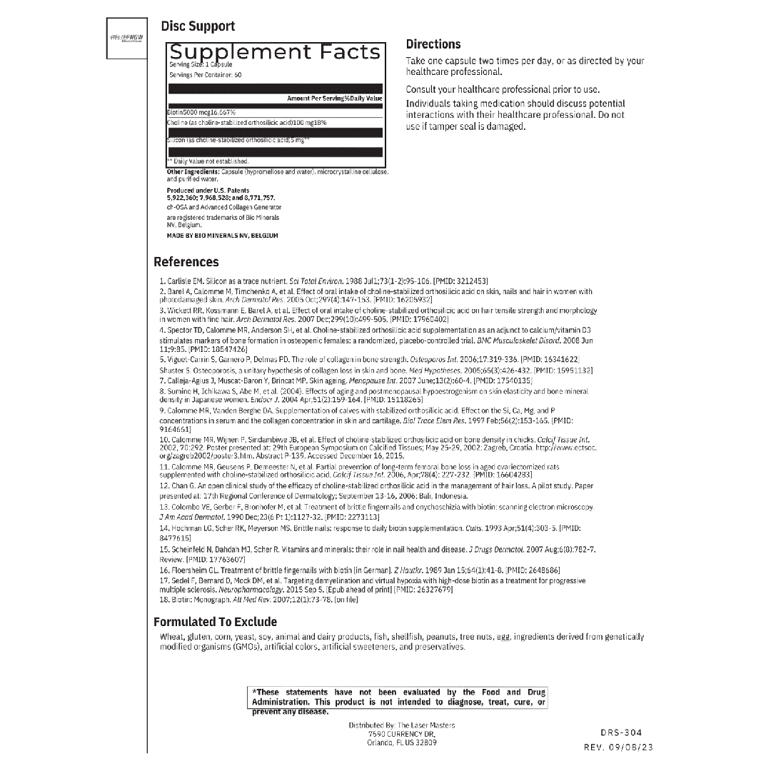 Disc Support Formula