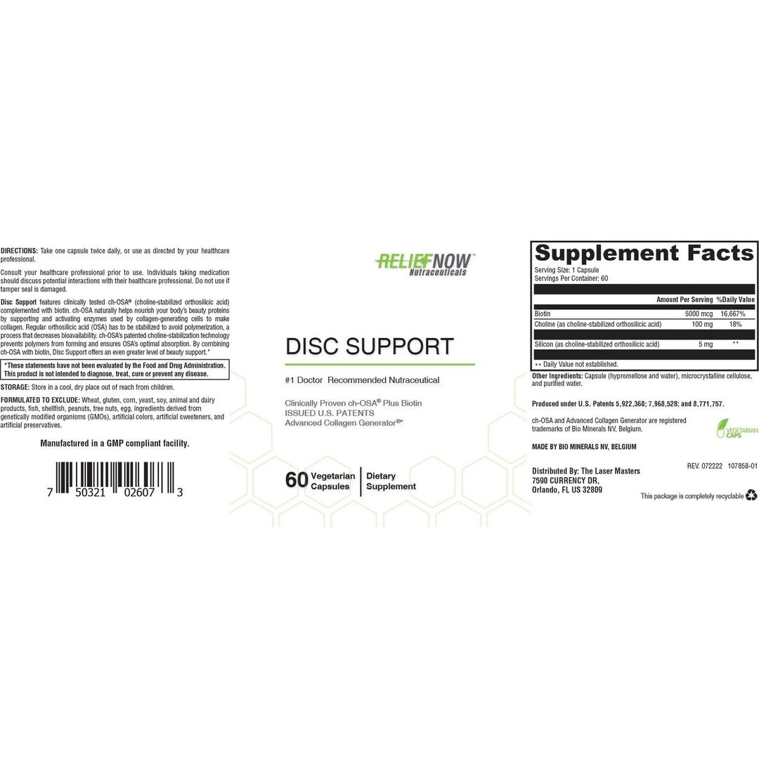 Disc Support Formula